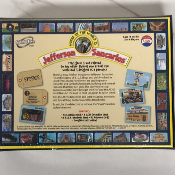 New Where in the World is Jefferson Sancarlos Mystery Game - Picture 5 of 8